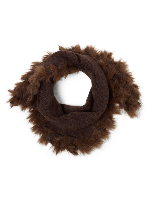 Damen Strickschal mit Woll-Anteil