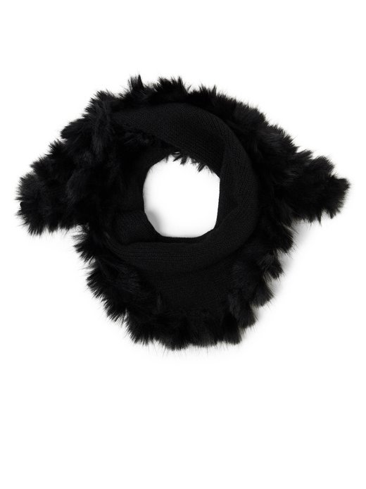 Damen Strickschal mit Woll-Anteil