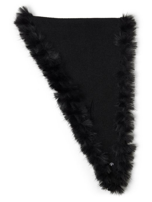 Damen Strickschal mit Woll-Anteil