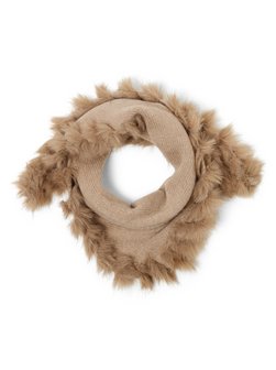 Damen Strickschal mit Woll-Anteil