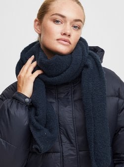 Artikelbild Damen Strickschal von OXMO in blau uni