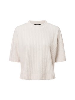 Artikelbild Damen Strickshirt - Keveluna detail von Someday in beige strukturiert