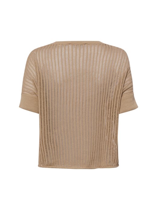 Damen Strickshirt mit Leinen-Anteil