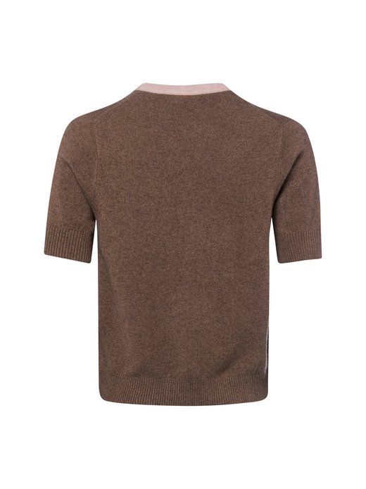 Damen Strickshirt mit Woll- und Cashmere-Anteil