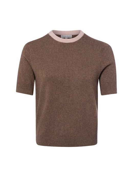 Damen Strickshirt mit Woll- und Cashmere-Anteil