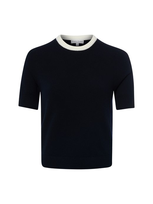Damen Strickshirt mit Woll- und Cashmere-Anteil