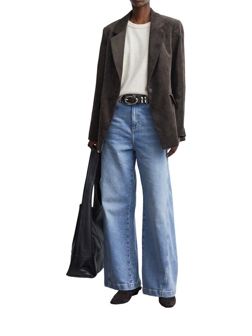 Damen Strickshirt mit Wollanteil