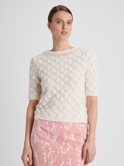 Damen Strickshirt mit Wolle und Alpaka - Francesca