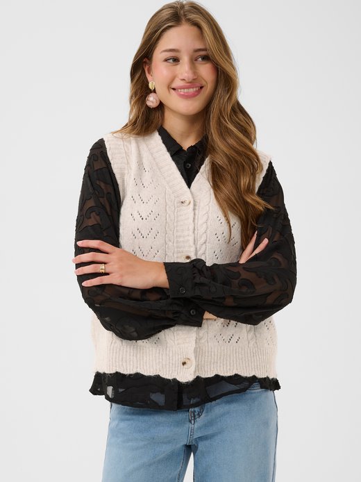 Damen Strickweste CRUllea