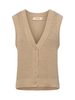 Artikelbild Damen Strickweste - MMKirby von MOS MOSH in taupe uni