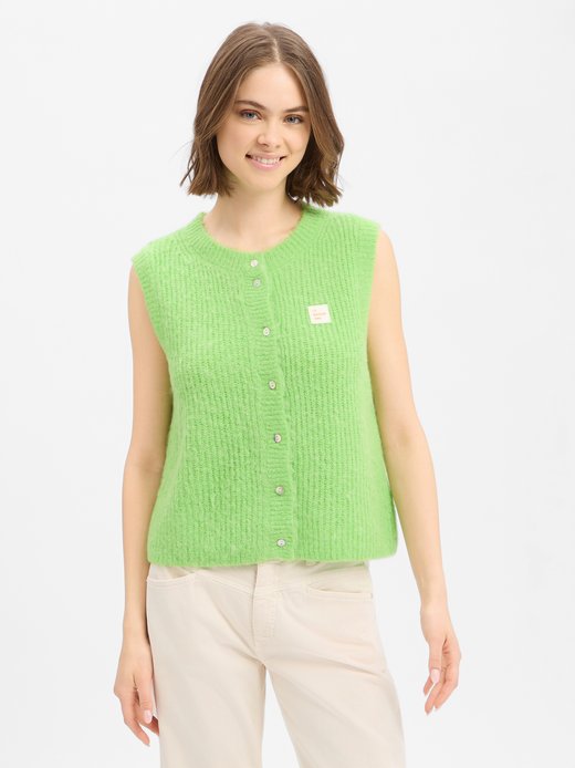 Damen Strickweste mit Alpaka-Anteil - East