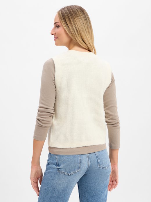 Damen Strickweste mit Alpaka-Anteil