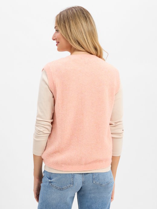 Damen Strickweste mit Alpaka-Anteil