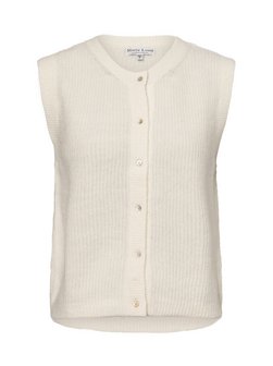 Artikelbild Damen Strickweste mit Alpaka-Anteil von Marie Lund Collection in ecru uni