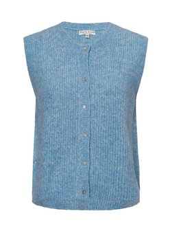 Artikelbild Damen Strickweste mit Alpaka-Anteil von Marie Lund Collection in hellblau uni