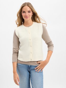 Damen Strickweste mit Alpaka-Anteil