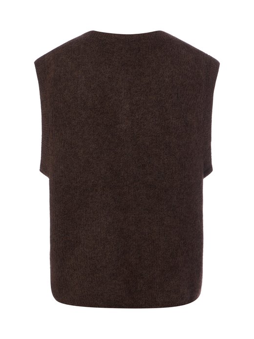 Damen Strickweste mit Alpaka- und Wollanteil - MMAlmine