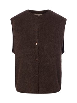 Damen Strickweste mit Alpaka- und Wollanteil - MMAlmine