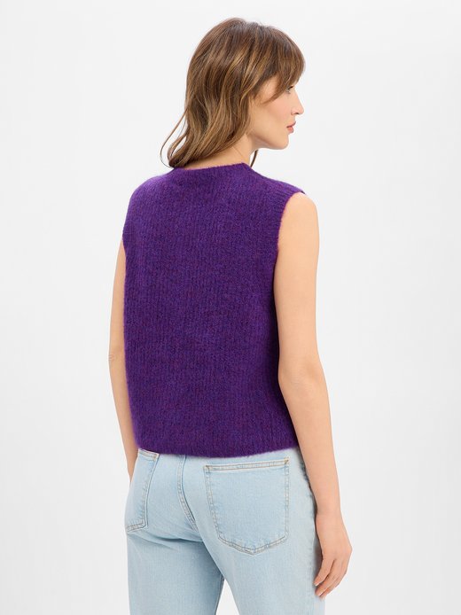 Damen Strickweste mit Alpaka und Wolle - East