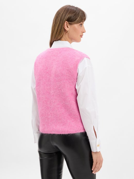 Damen Strickweste mit Alpakaanteil - East