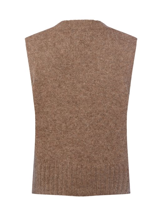 Damen Strickweste mit Mohair-Anteil – Pucku