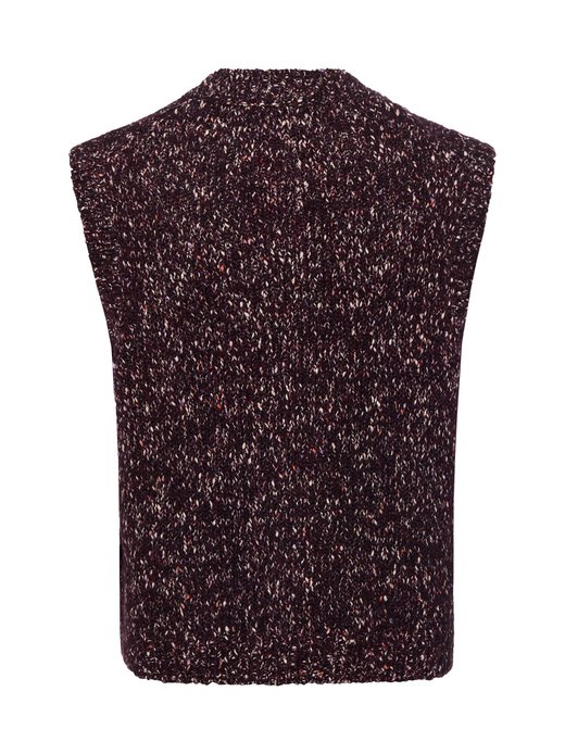 Damen Strickweste mit Schurwollanteil