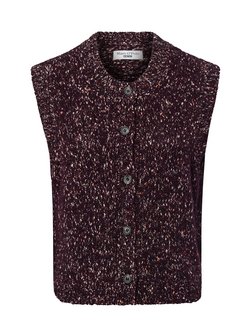 Damen Strickweste mit Schurwollanteil