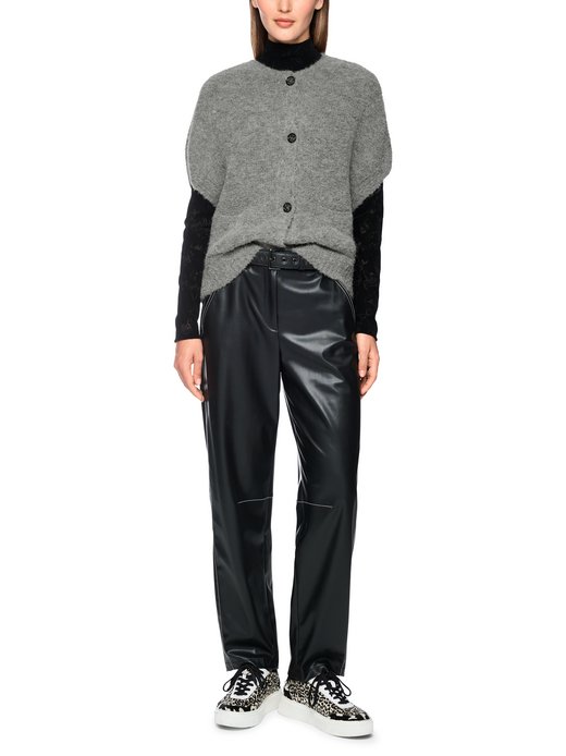 Damen Strickweste mit Woll- und Alpaka-Anteil