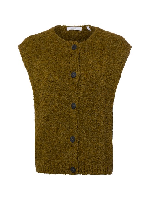 Damen Strickweste mit Woll- und Alpaka-Anteil