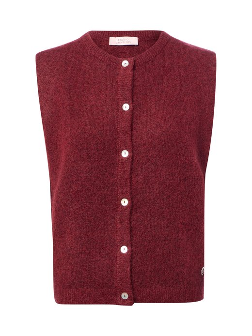 Damen Strickweste mit Woll- und Mohair-Anteil - Bibi
