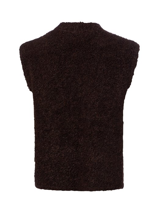 Damen Strickweste mit Wollanteil