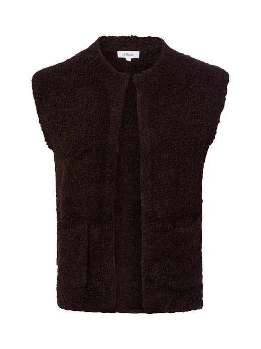 Damen Strickweste mit Wollanteil