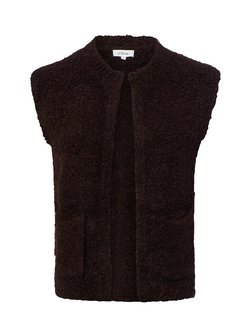 Damen Strickweste mit Wollanteil