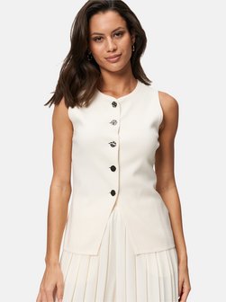 Artikelbild Damen Strickweste von zero in beige uni