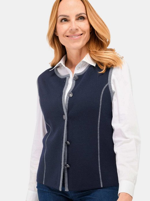 Damen Strickwesten uni