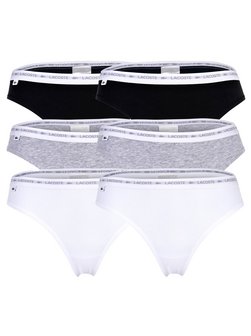 Artikelbild Damen String 6er Pack von Lacoste in mehrfarbig uni