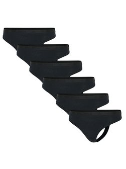 Damen String 6er Pack