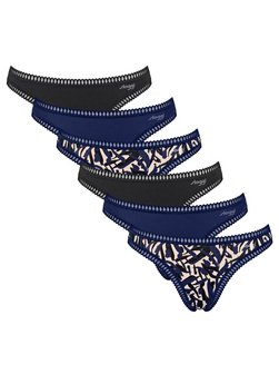 Damen String 6er Pack