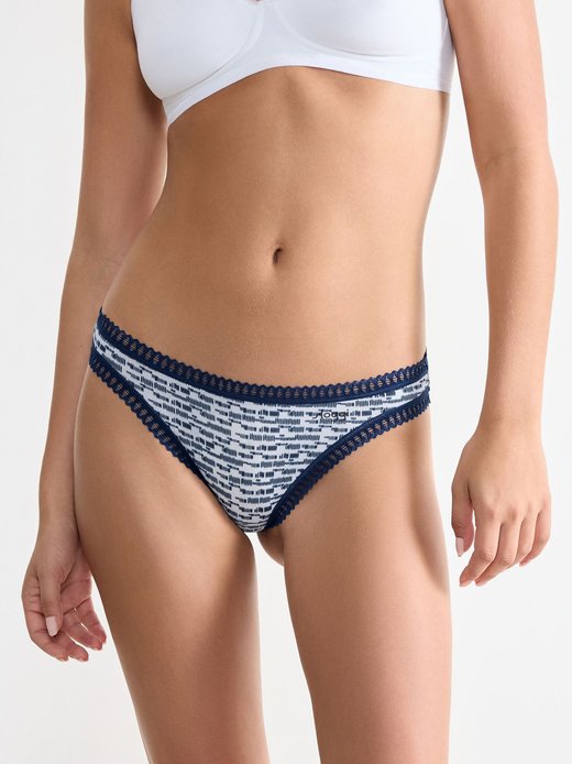 Damen String  -  Blue GO Crush