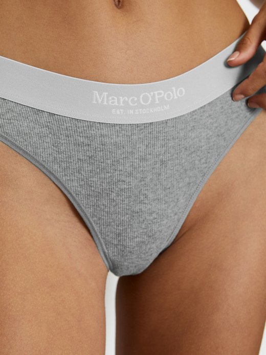 Damen String  -  Iconic Rib