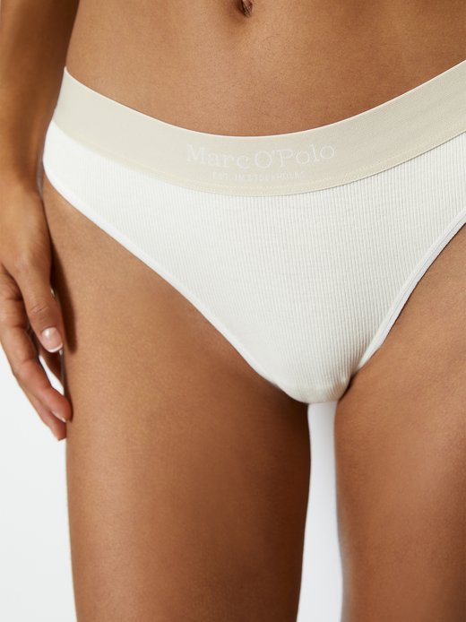 Damen String  -  Iconic Rib