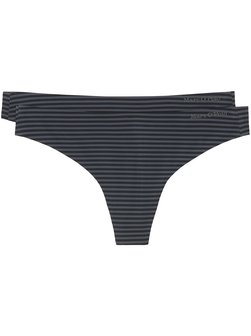Artikelbild Damen String  -  Second Skin von Marc O'Polo in anthrazit gestreift