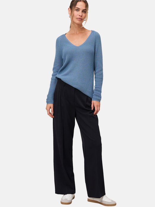 Damen Strukturpullover