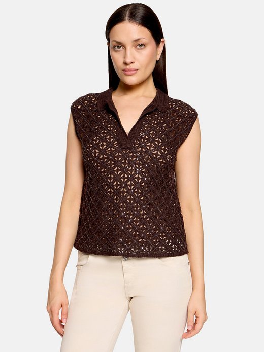 Damen Strukturshirt