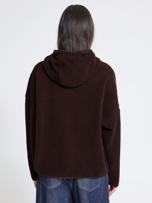 Damen Sweat-Cardigan mit Kapuze IHMONSI