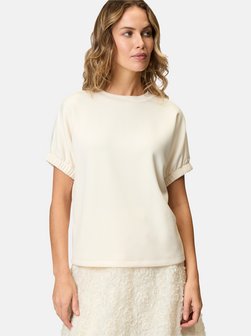 Artikelbild Damen Sweat-T-Shirt von zero in beige uni