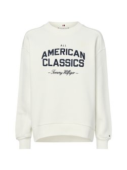 Artikelbild Damen Sweathirt von Tommy Hilfiger in ecru schwarz uni