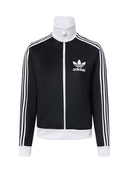 Artikelbild Damen Sweatjacke - Classic TT von adidas Originals in schwarz weiß uni