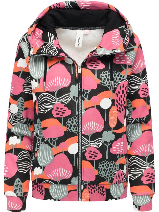 Damen Sweatjacke - Fllawia Print