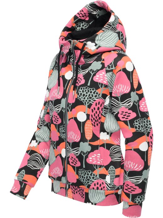Damen Sweatjacke - Fllawia Print